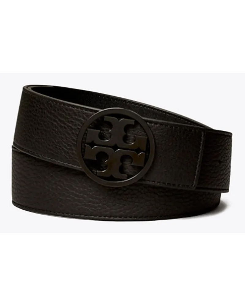 Tory Burch 1.5" Miller Powder Coated Belt Black