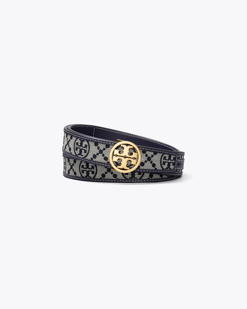 Tory Burch Damen Miller Gürtel mit T-Monogramm, 2,5 cm Tory