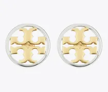 Damen Icon Ohrstecker in Gold/Silber