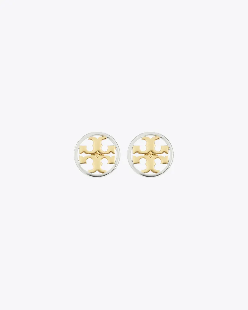 Tory Burch Damen Miller Ohrstecker in Gold/Silber Tory