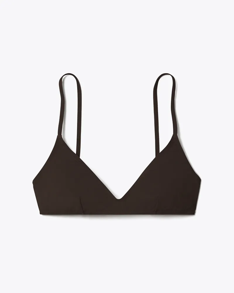 Tory Burch Damen Bralette-Bikinioberteil Deep