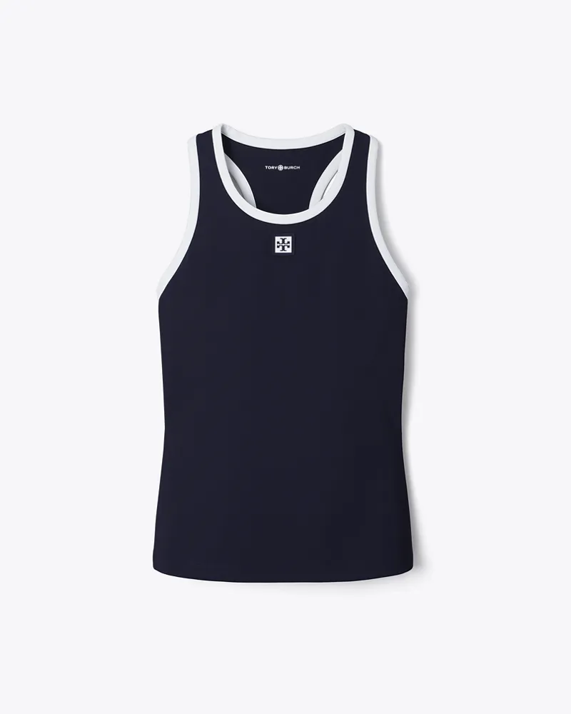 Tory Burch Damen Tennistanktop aus Jersey Deep