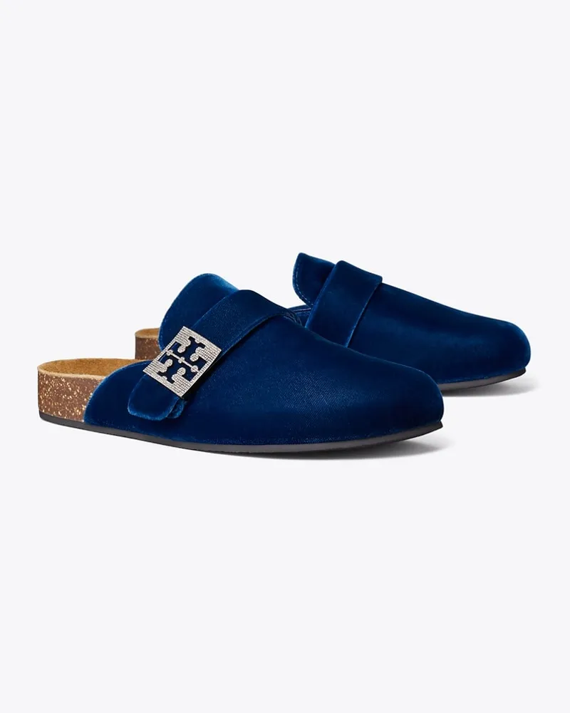 Tory Burch Damen Mellow Pantolette mit Pavé Ocean