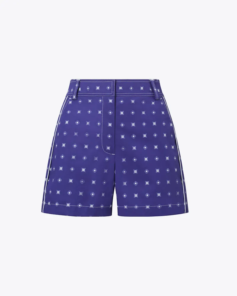 Tory Burch Damen Camp Shorts aus Twill Ballpoint