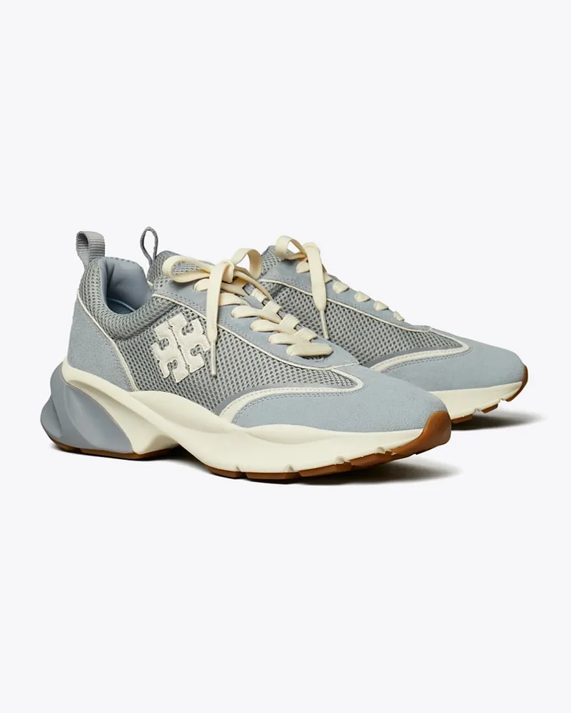 Tory Burch Damen Good Luck Trainer Grey