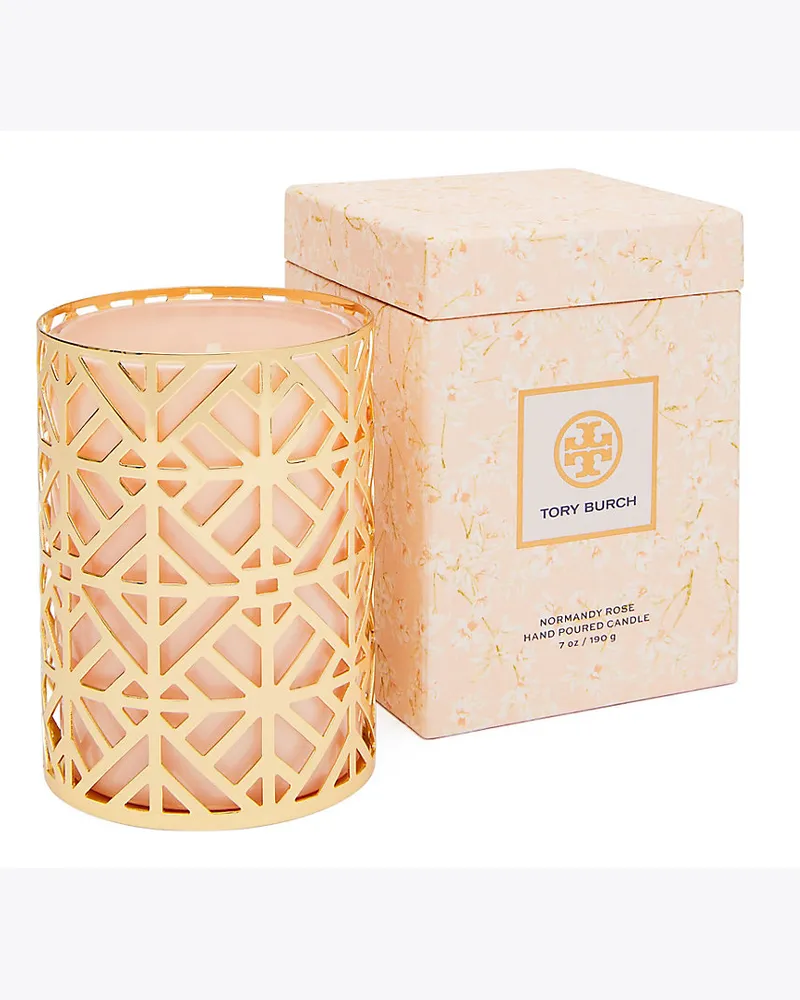 Tory Burch Normandy Rose Candle 