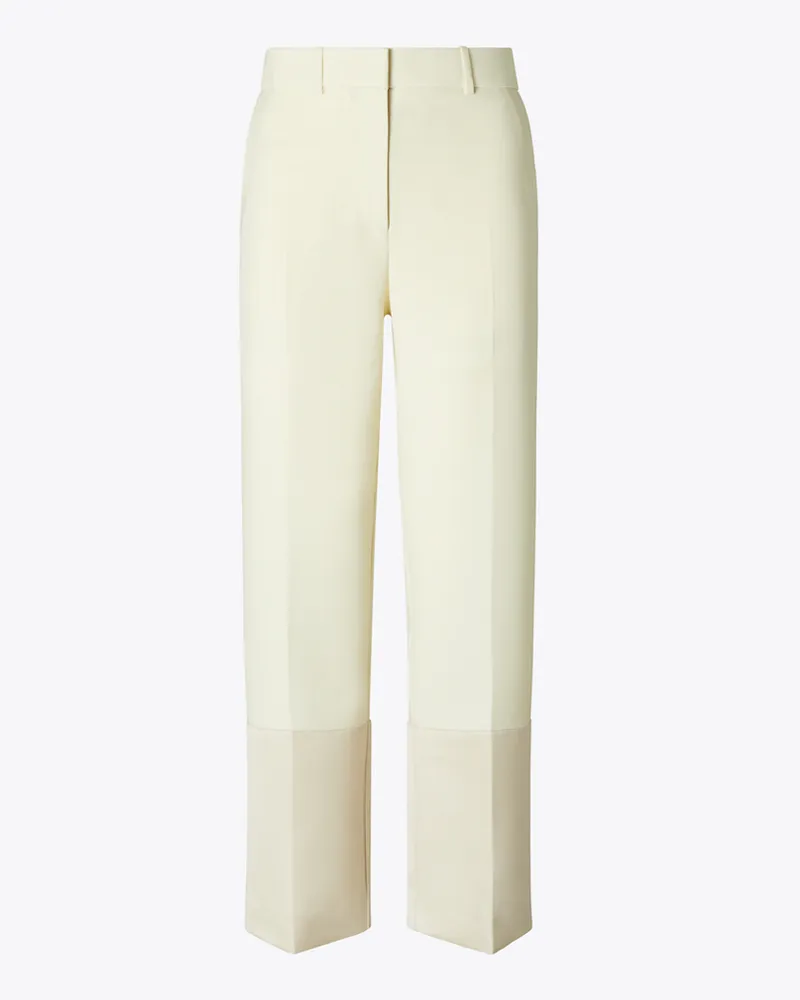 Tory Burch Damen Verkürzte Crêpehose French