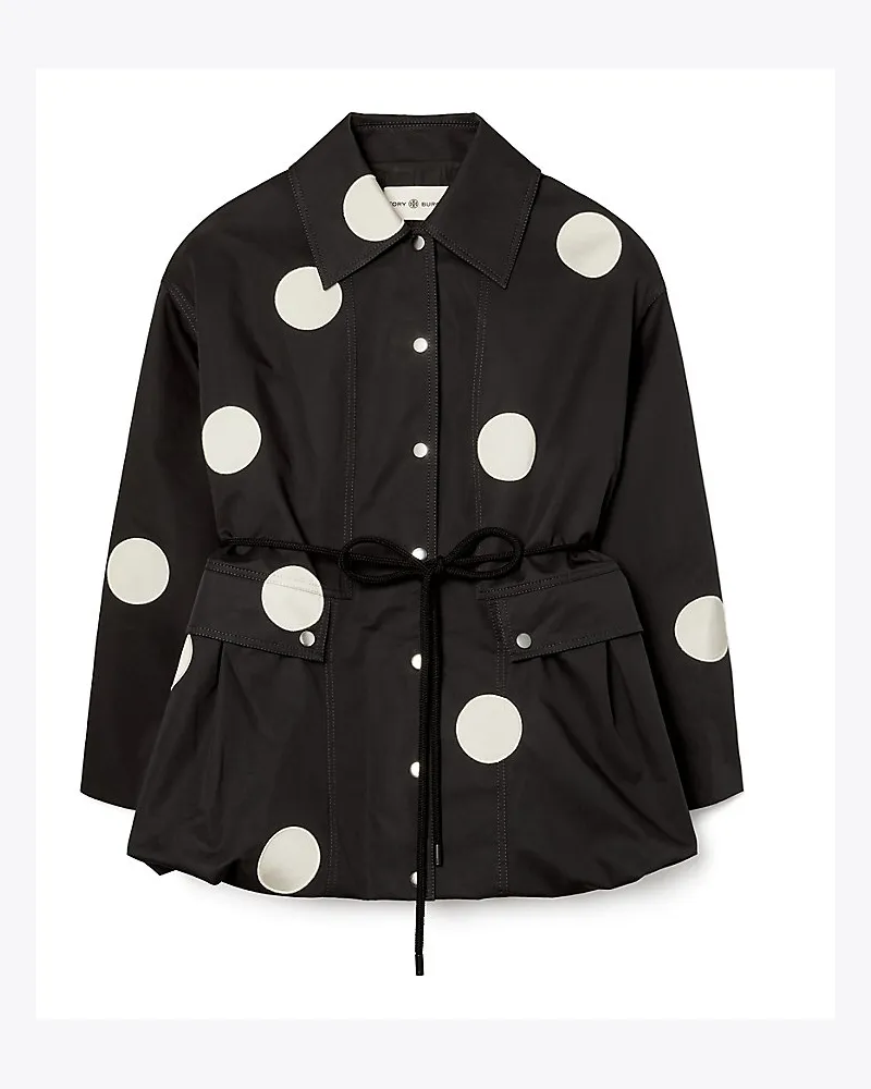 Tory Burch Anorak Aus Baumwollpopeline Black