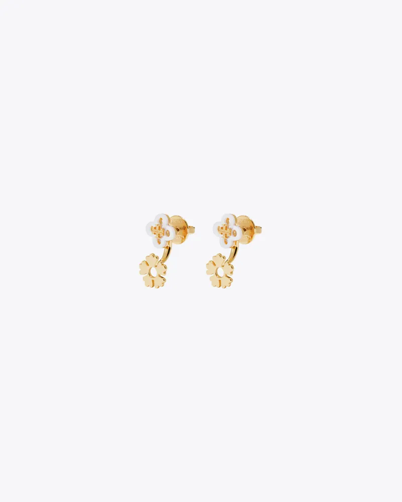 Tory Burch Forget Me Not Front Back Earrings Light