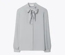 Damen Schluppenbluse aus Georgette