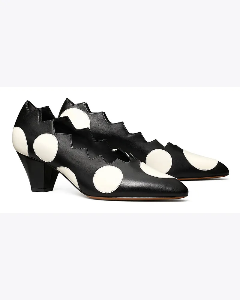 Tory Burch Pumps Mit Zickzack-Rand Und Polka Dots Perfect