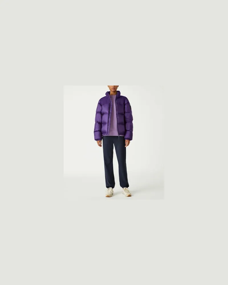 Tory Sport Gesteppte Daunenjacke Aus Nylon Mit Kontrastierender Kapuze 