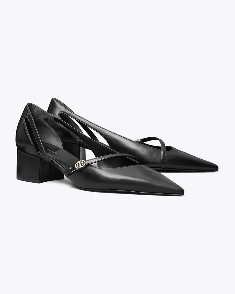Tory Burch Damen D'Orsay Pumps mit Doppel-T-Schnalle Perfect
