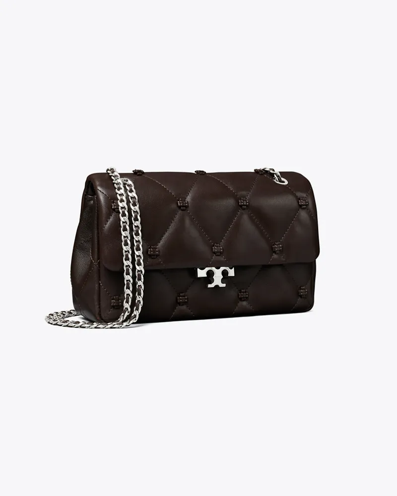Tory Burch Kleine Bunny Knot Schultertasche Cocoa