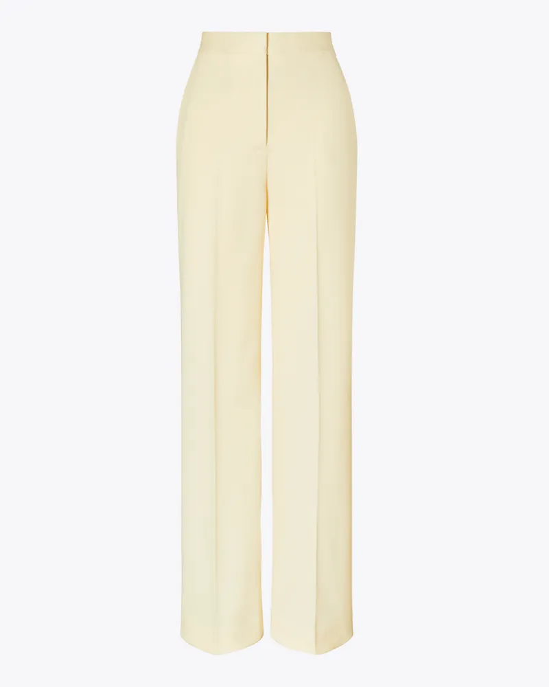 Tory Burch Damen Twillhose mit weitem Beinschnitt French