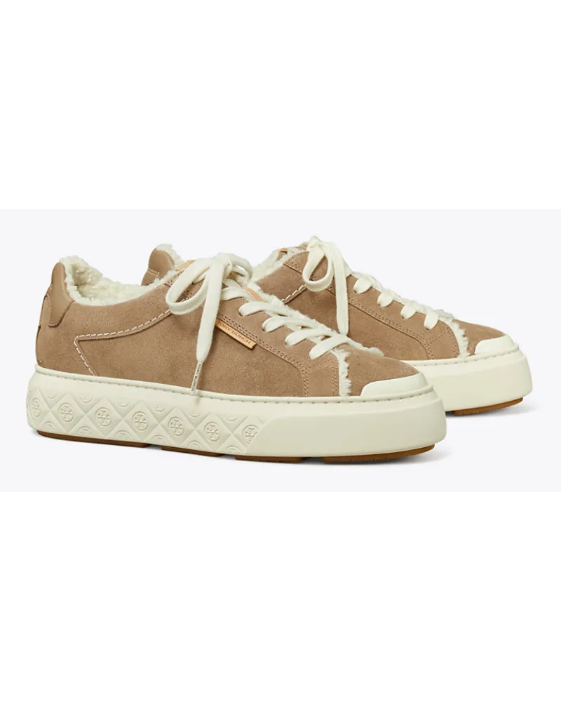 Tory Burch Ladybug Suede Sneaker Avola