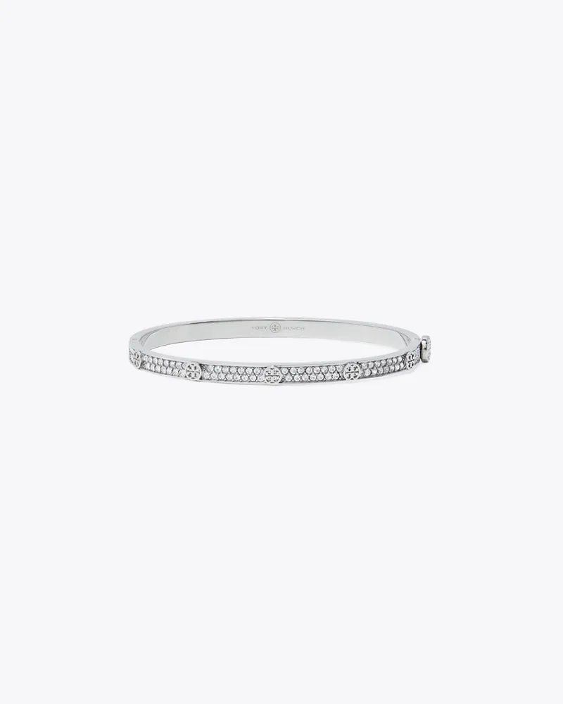 Tory Burch Damen Miller Scharnierarmreif mit Nieten, 5 mm Tory