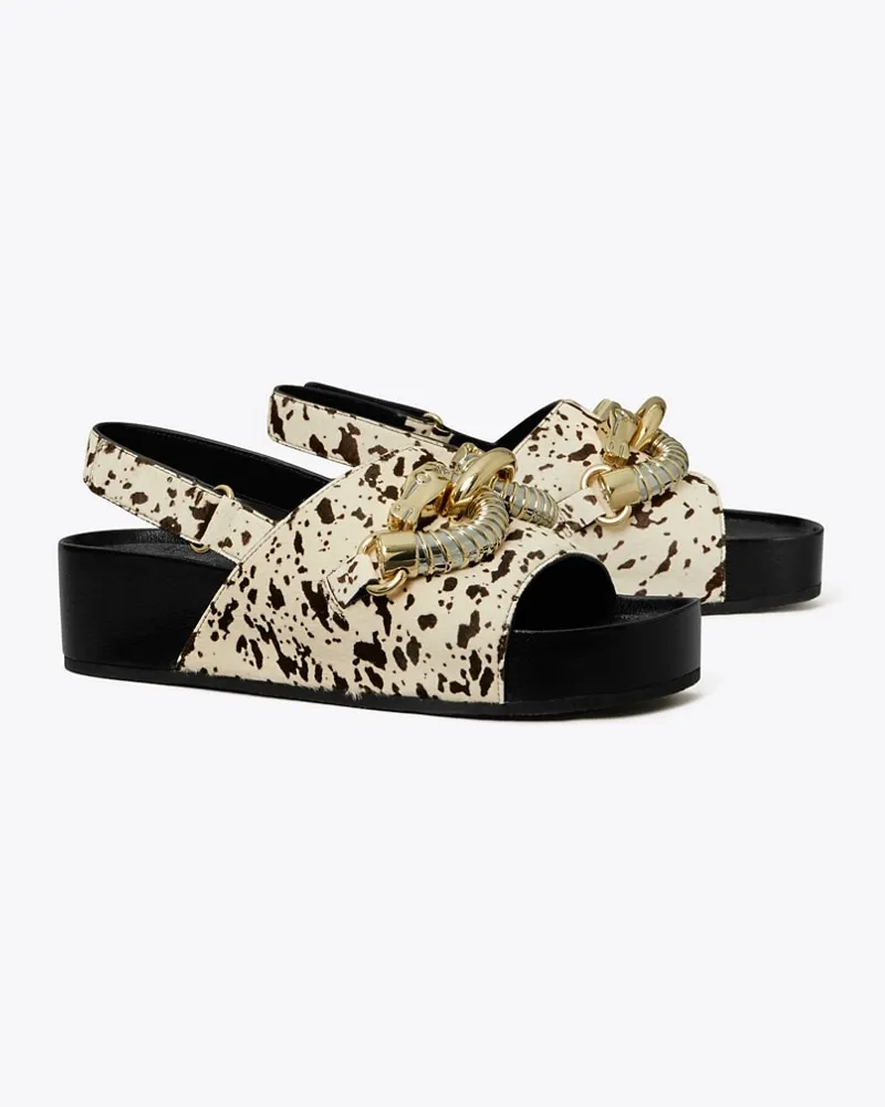 Tory Burch Damen Jessa Plateausandale Cow
