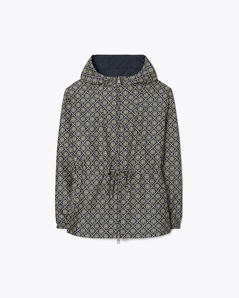 Tory Burch Damen Jacquard-Anorak mit T-Monogramm Tory