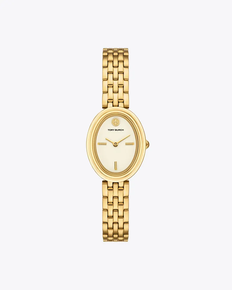 Tory Burch Oval Watch Gold