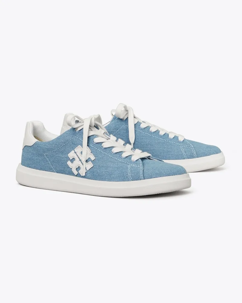 Tory Burch Damen Howell Court Sneaker mit Doppel-T Denim