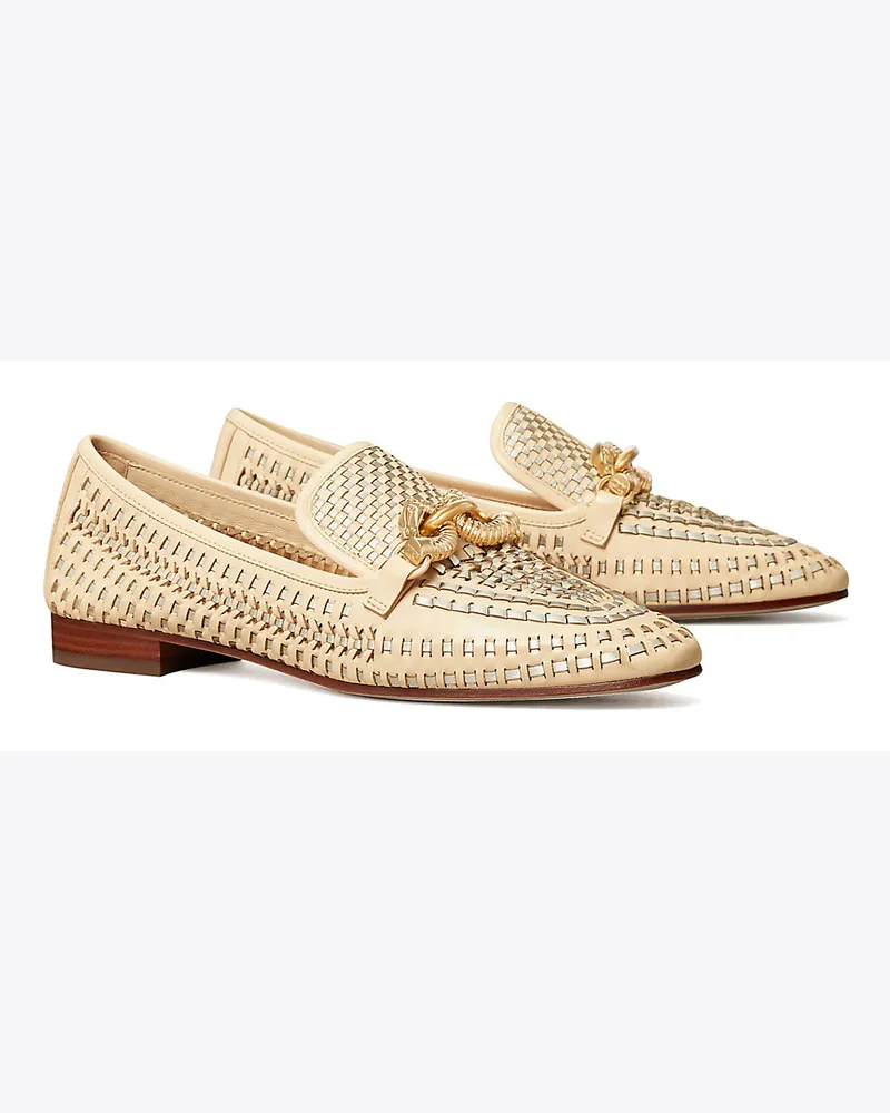 Tory Burch Gewebter Jessa Loafer Brie