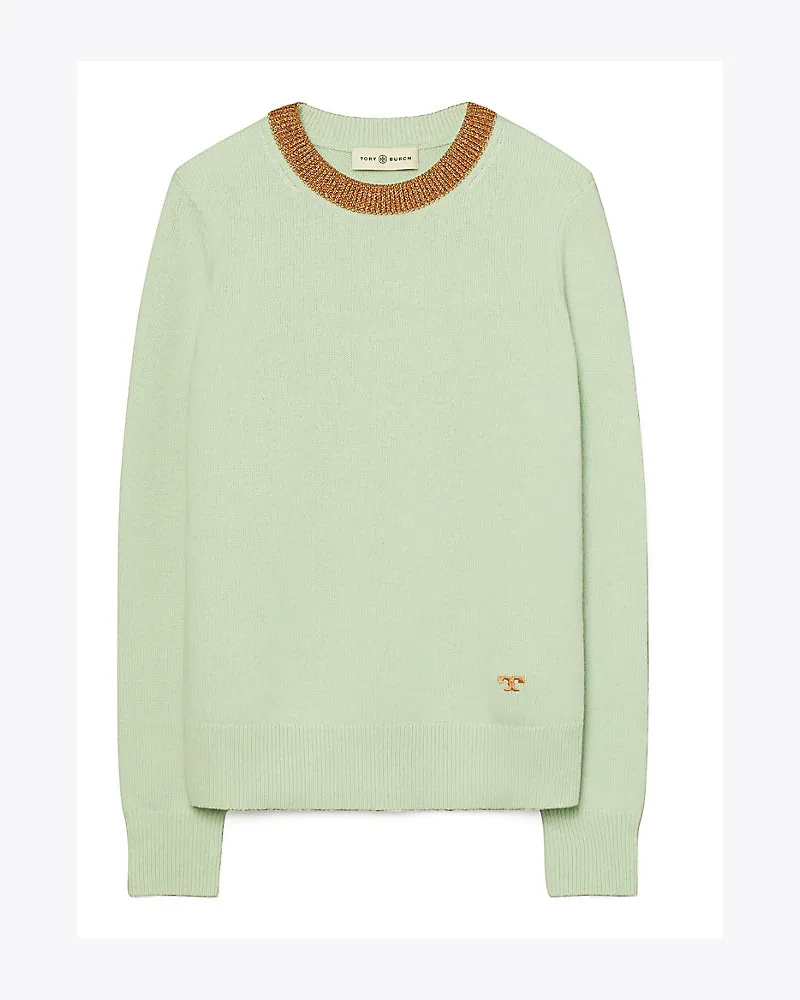 Tory Burch Kaschmirpullover Mit Lurex Clear