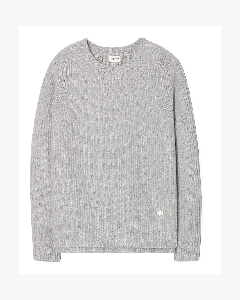 Tory Sport Gerippter Kaschmirpullover Medium