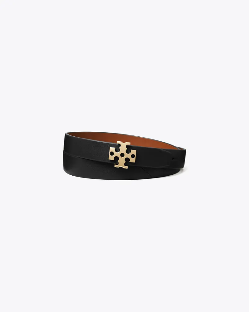 Tory Burch Damen 1" Logo Belt Black