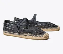 Damen Open Weave Mary-Jane-Espadrille