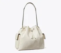 Damen Große gesteppte Charlie Schultertasche mit Tunnelzug