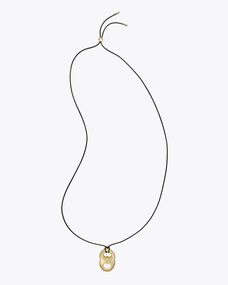 Tory Burch Damen Gemini Pendant Necklace Light