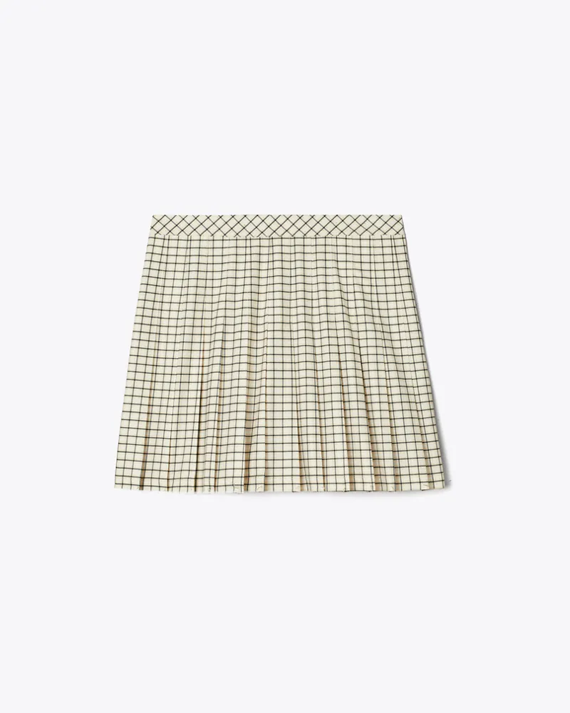 Tory Burch Damen Bedruckter Tennisrock mit Falten Sesame