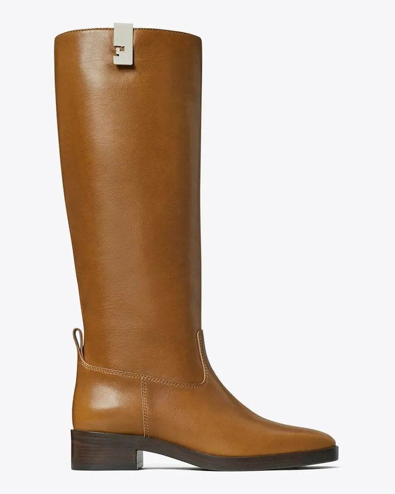 Tory Burch Money Clip Stiefel Mocha