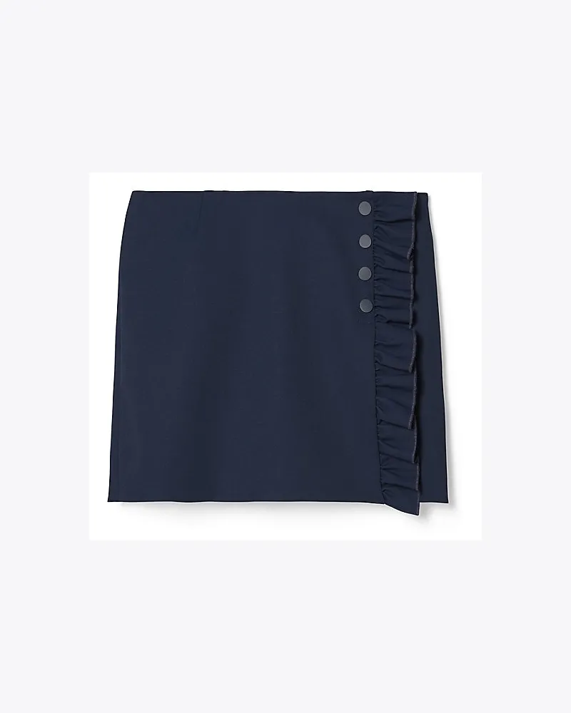 Tory Sport Gerüschter Skort Aus Funktionstwill Tory