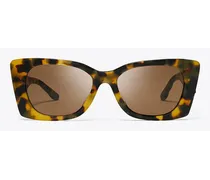 Kira Quilted Geometric Sunglasses