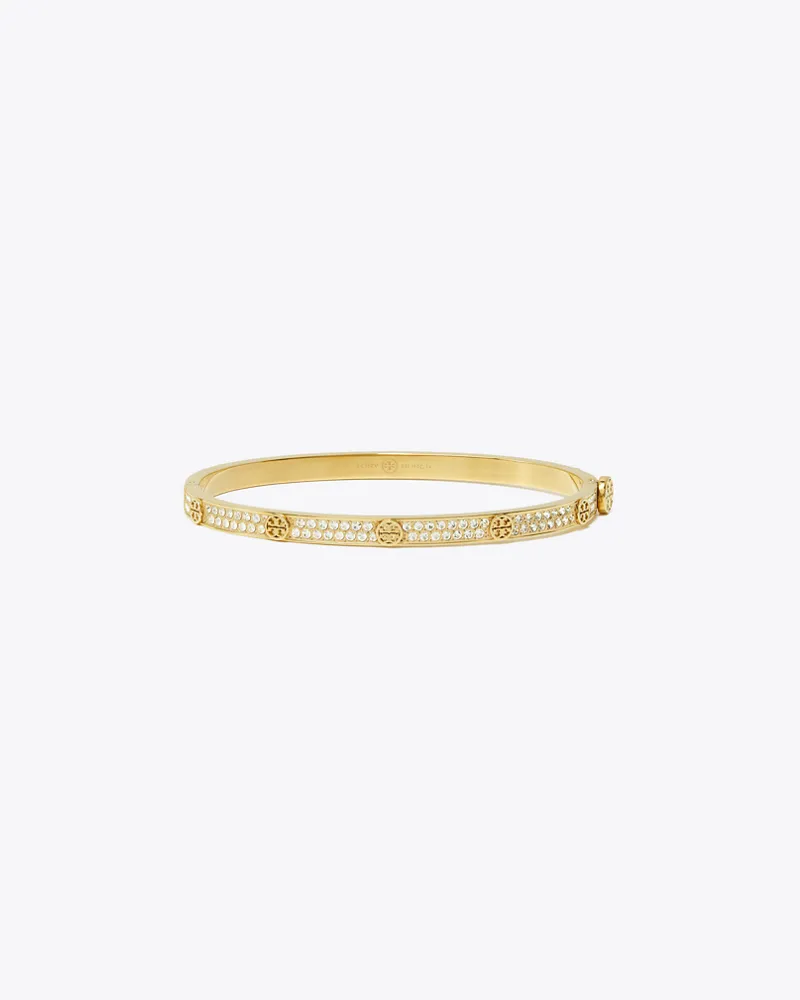 Tory Burch Damen Miller Scharnierarmreif mit Nieten, 5 mm Tory