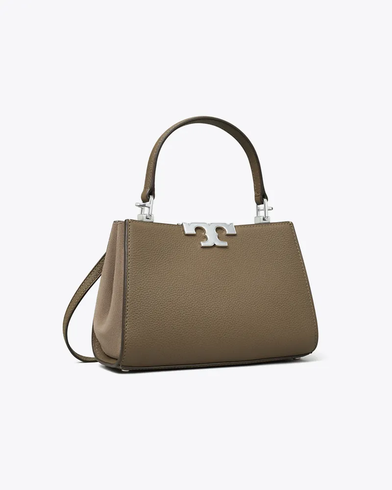 Tory Burch Damen Eleanor Mini-Henkeltasche aus Strukturleder Wild