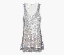 Damen Meshkleid mit Pailletten