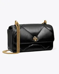 Tory Burch Mini Kira Diamond Quilt Flap Bag Black