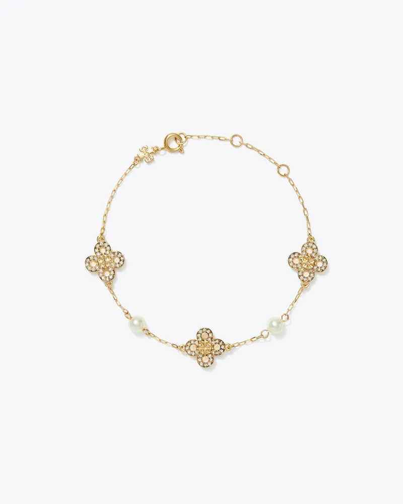 Tory Burch Damen Forget Me Not Pearl Armband Tory