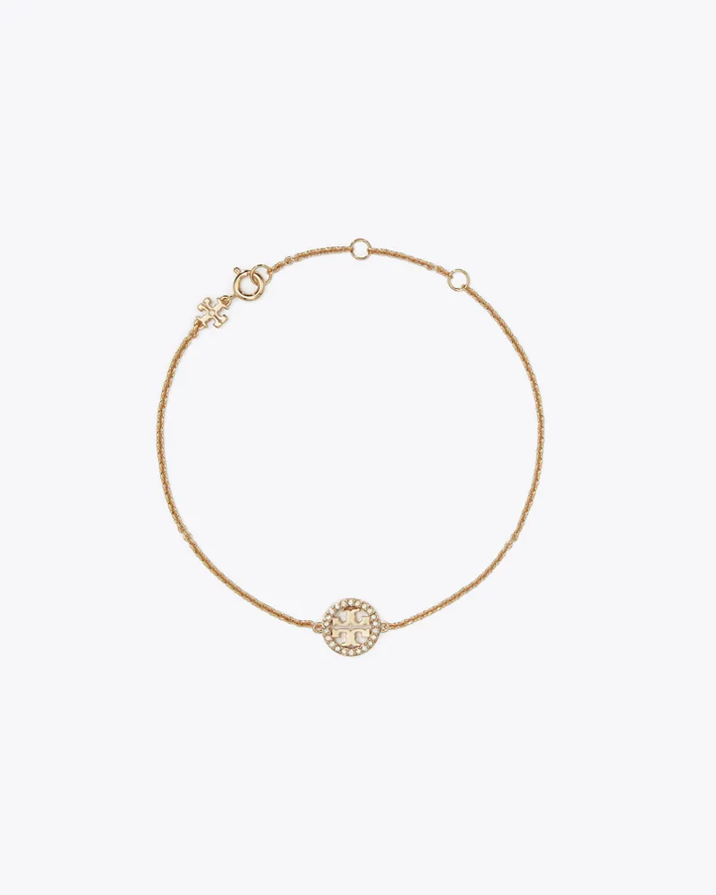 Tory Burch Damen Miller Gliederarmband mit Pavé in Pink Rose