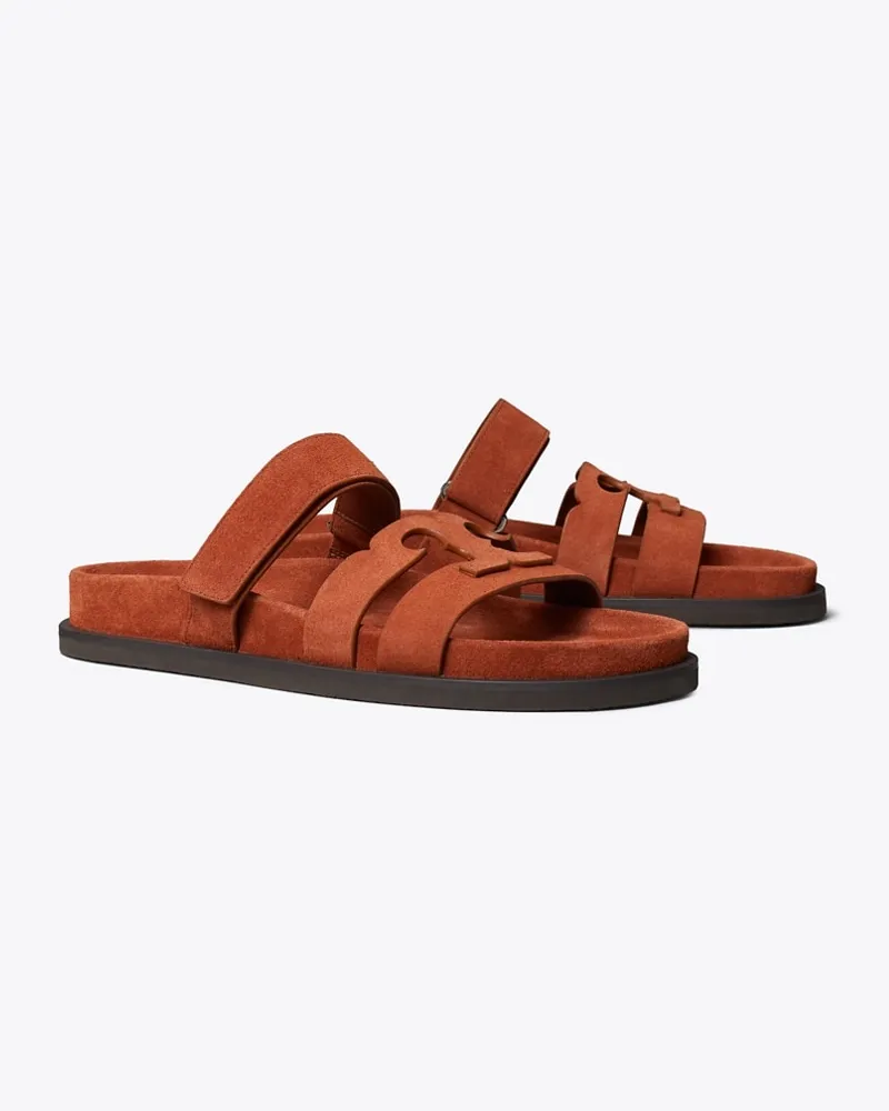 Tory Burch Damen Ines Sportslide Acero