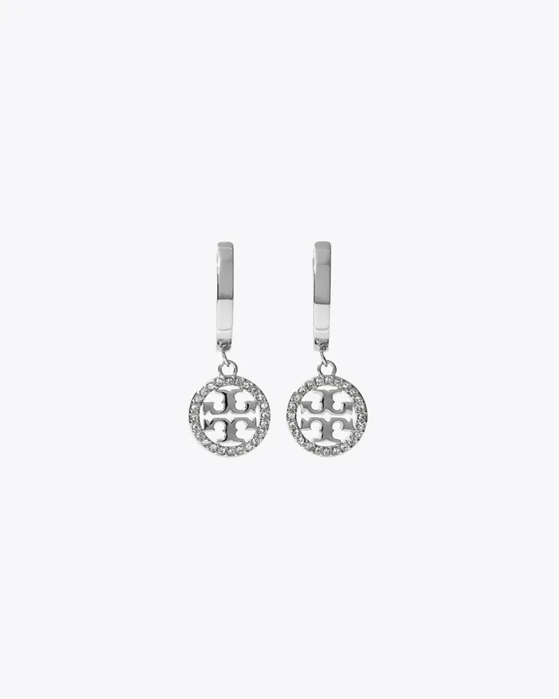 Tory Burch Miller Pavé Hoop Earring Tory