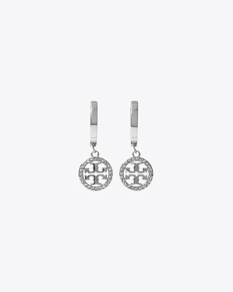 Tory Burch Damen Miller Pavé-Creole in Silber Tory