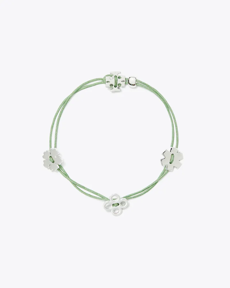 Tory Burch Damen Forget Me Not Cord Bracelet Mint