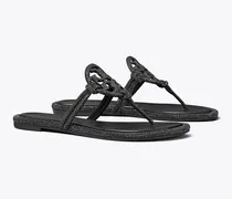 Damen Miller Sandale mit Pavé und Knoten in Schwarz
