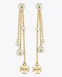 Tory Burch Kira Pearl Linear Earring Tory