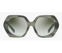 Kira Oversized Geometric Sunglasses