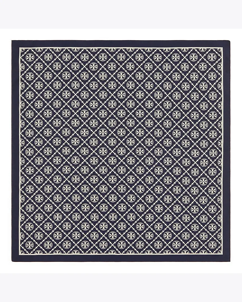 Tory Burch Zweifarbiger Schal Mit T-Monogramm Tory